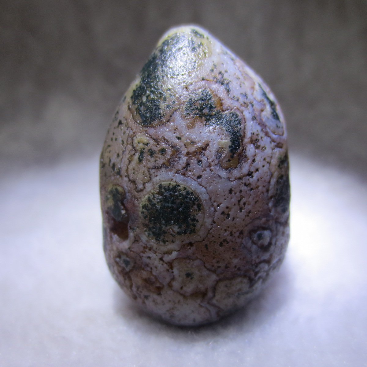 natural gobi eye stone，raw oracle eye agate，collectible crystal specimen (m108)