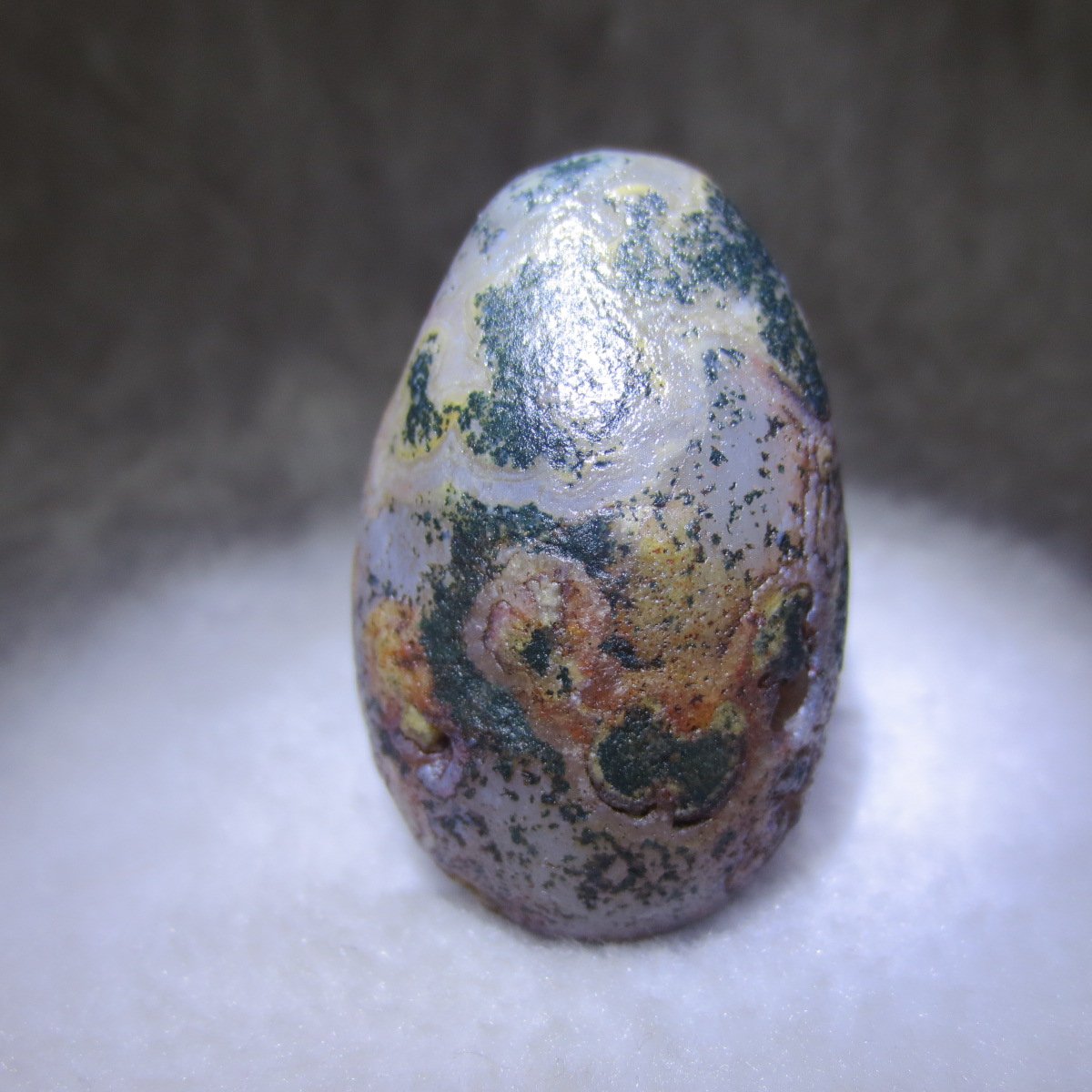 natural gobi eye stone，raw oracle eye agate，collectible crystal specimen (m108)