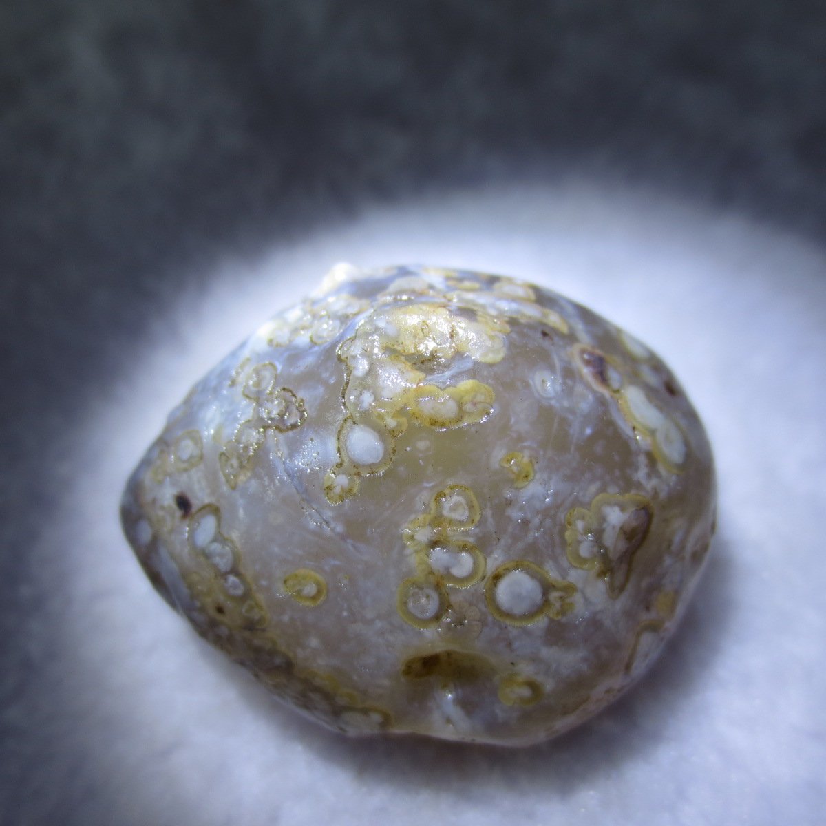 natural gobi eye stone，raw oracle eye agate，collectible crystal specimen (m116)