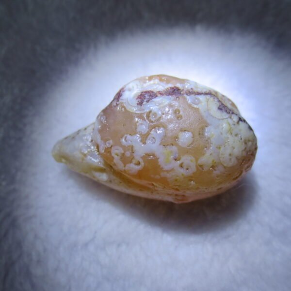 natural gobi eye stone，raw oracle eye agate，collectible crystal specimen (m117)
