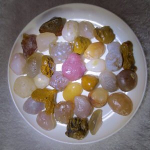 gobi desert candy raw rough stones natural gemstone specimen for collectors (p75)