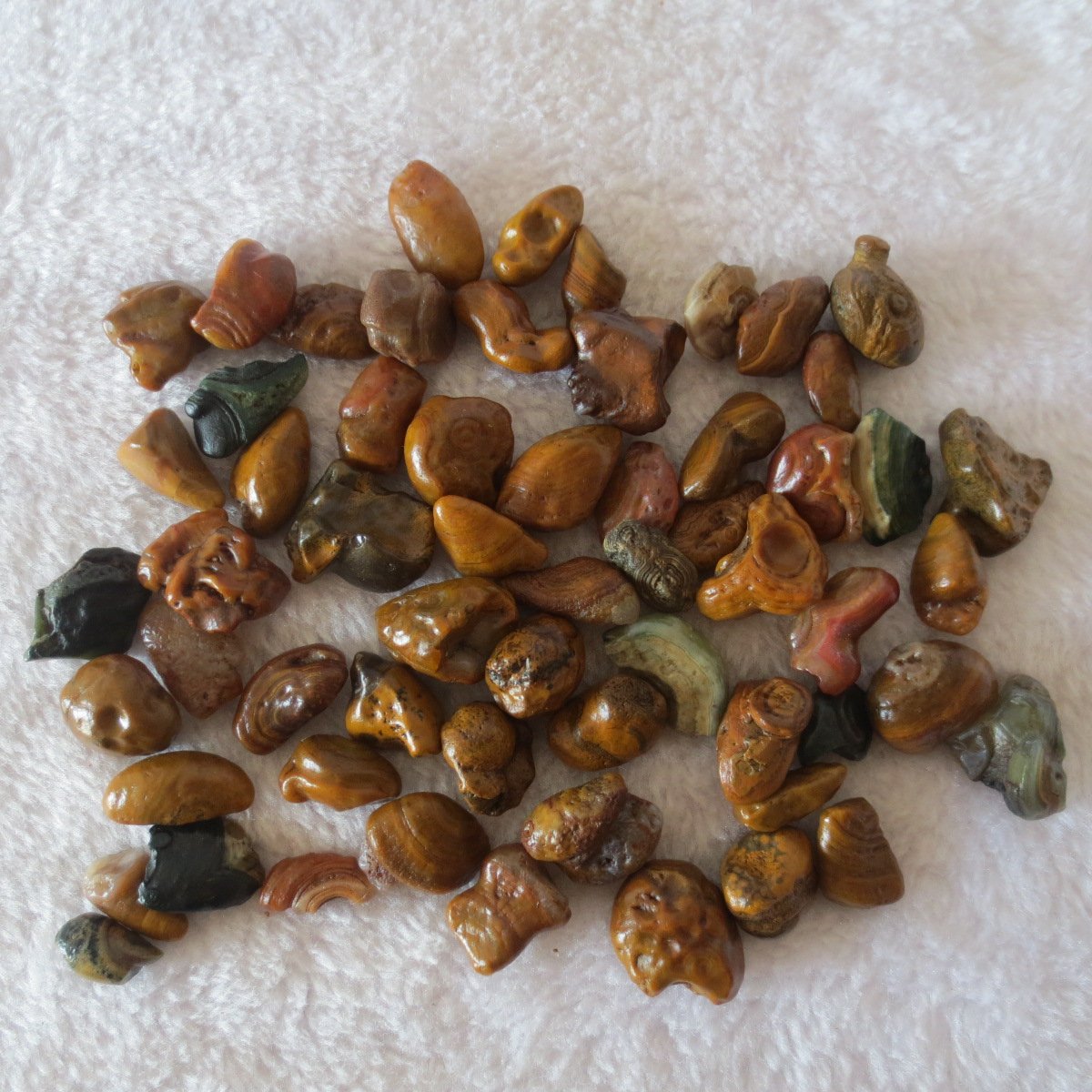 gobi desert candy raw rough stones natural gemstone specimen for collectors (p77)