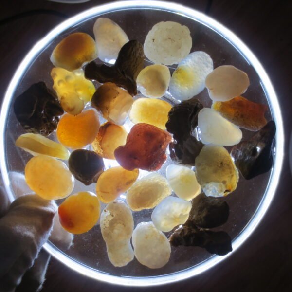 gobi desert candy raw rough stones natural gemstone specimen for collectors (p75)