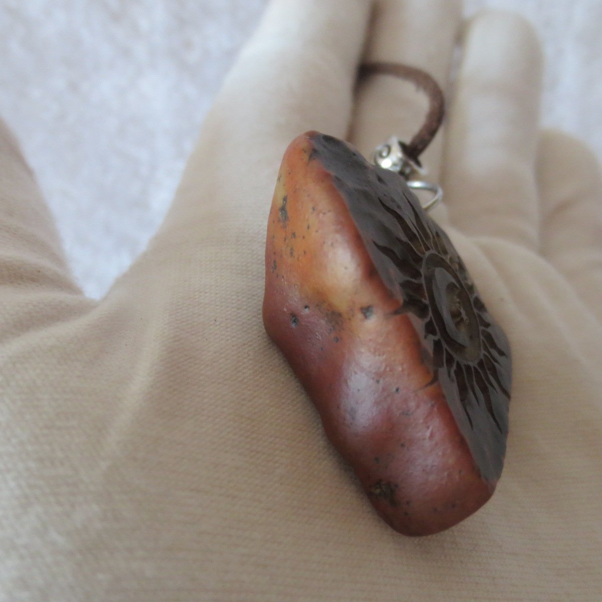 unique carved gobi mudstone pendant, one of a kind stone jewelry (d258) (copy)