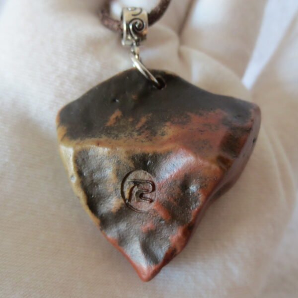 unique carved gobi mudstone pendant, one of a kind stone jewelry (d258) (copy)