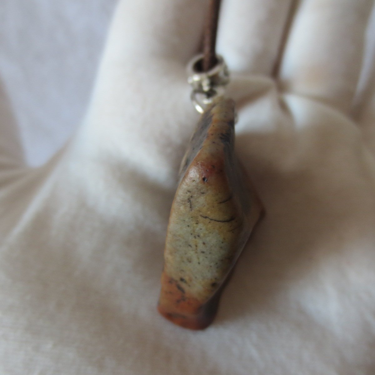 unique carved gobi mudstone pendant, one of a kind stone jewelry (d258) (copy)
