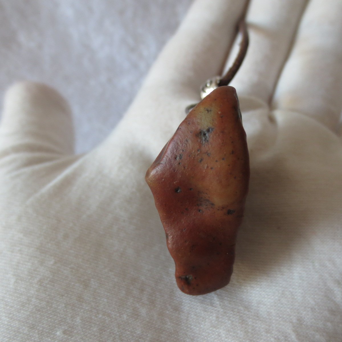 unique carved gobi mudstone pendant, one of a kind stone jewelry (d258) (copy)