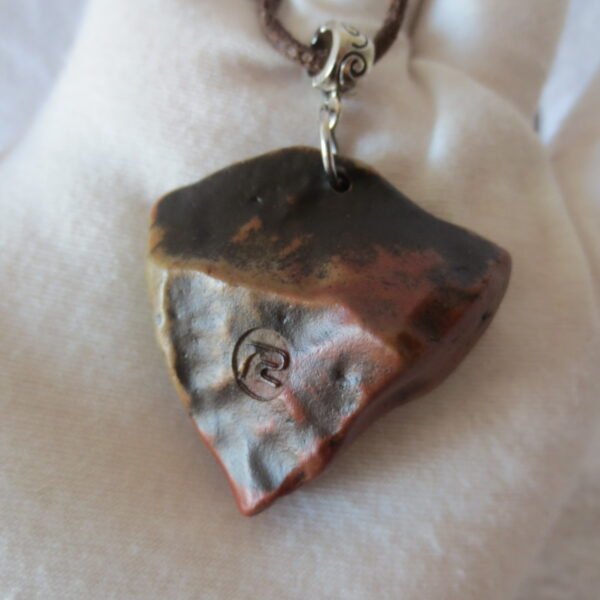unique carved gobi mudstone pendant, one of a kind stone jewelry (d258) (copy)
