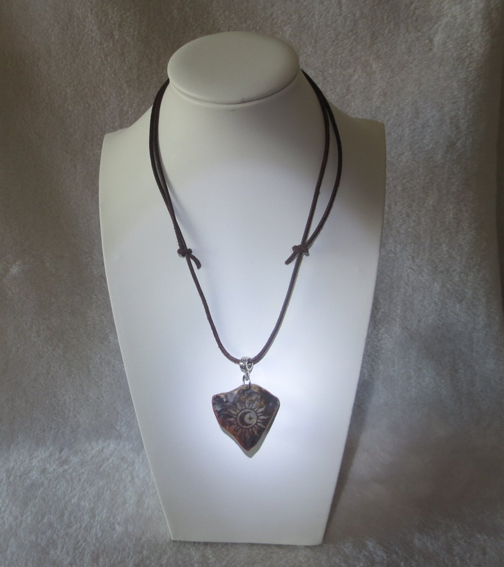 unique carved gobi mudstone pendant, one of a kind stone jewelry (d258) (copy)