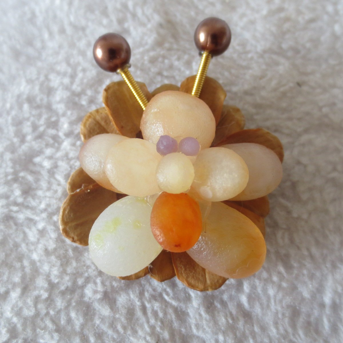 unique handmade gobi stone flower home decor, one‑of‑a‑kind (f03)