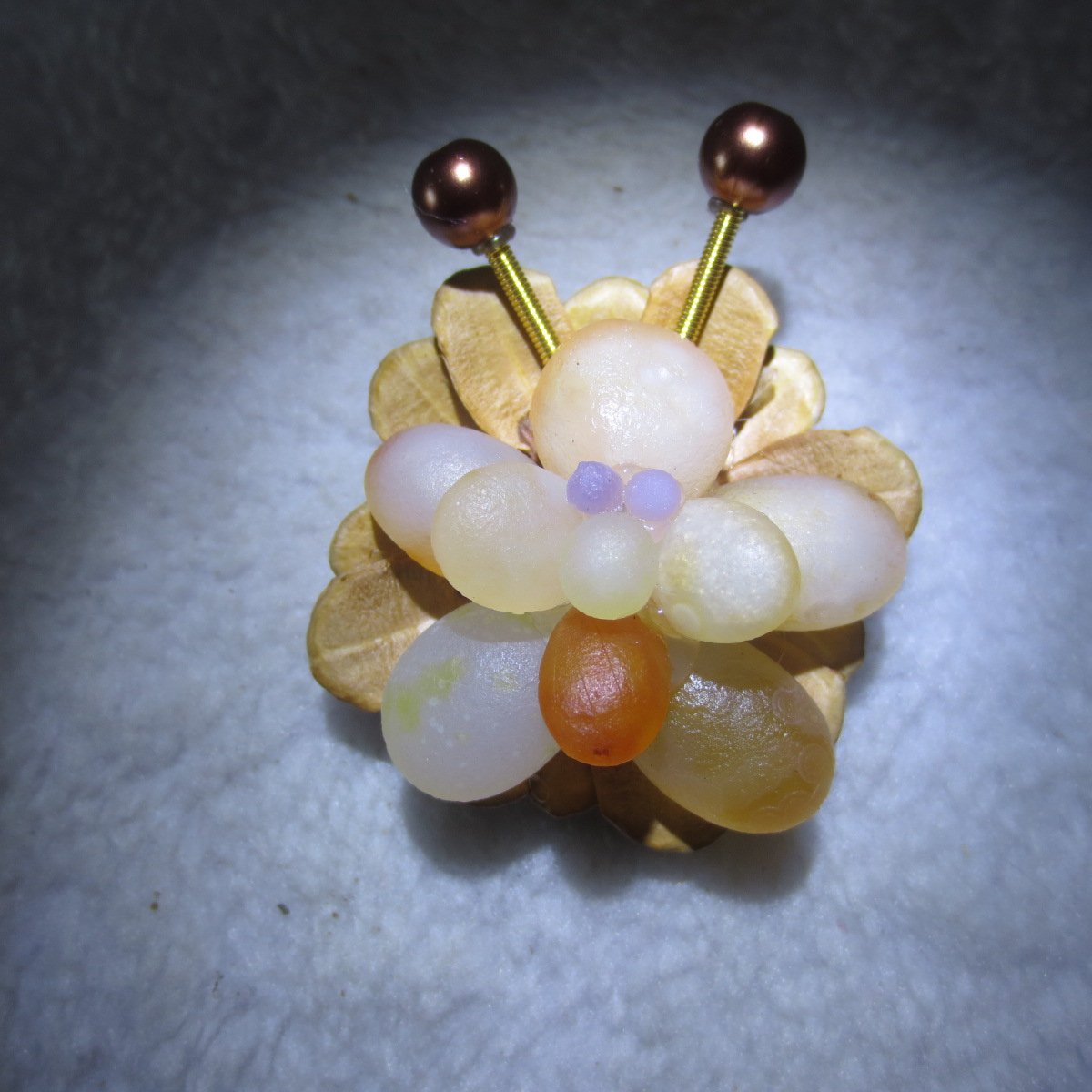 unique handmade gobi stone flower home decor, one‑of‑a‑kind (f03)