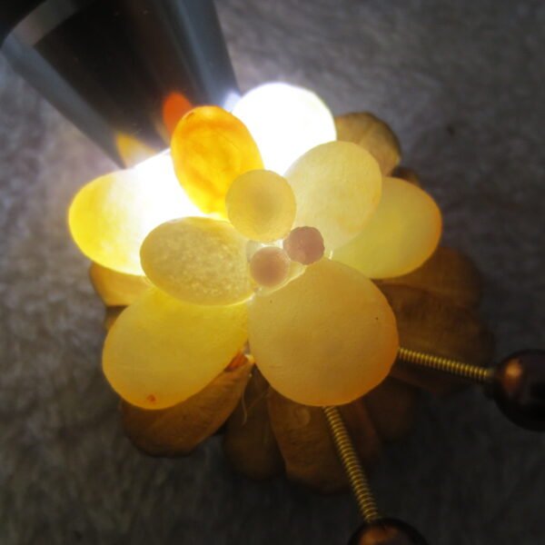 unique handmade gobi stone flower home decor, one‑of‑a‑kind (f03)