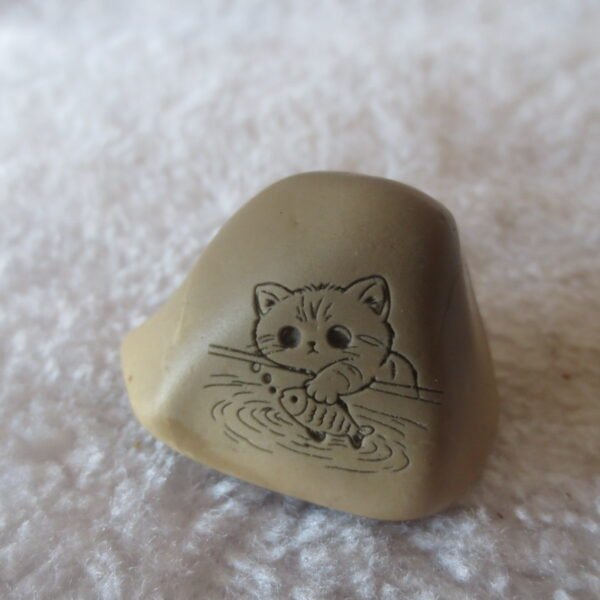 carved natural gobi mud stone decor decorative home ornament,one of a kind (l10)
