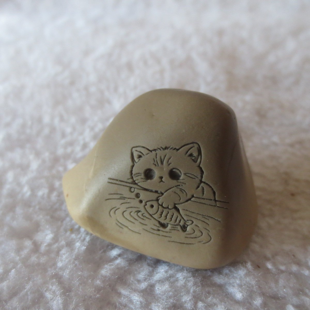 carved natural gobi mud stone decor decorative home ornament,one of a kind (l10)