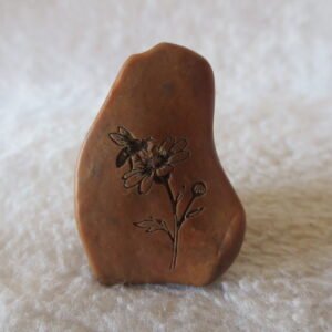 carved natural gobi mud stone decor decorative home ornament,one of a kind (l12)