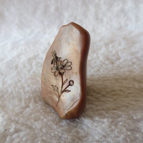 carved natural gobi mud stone decor decorative home ornament,one of a kind (l12)