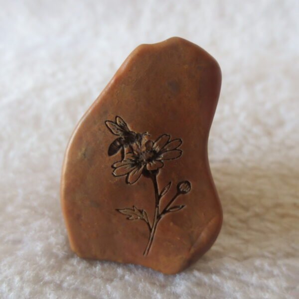 carved natural gobi mud stone decor decorative home ornament,one of a kind (l12)