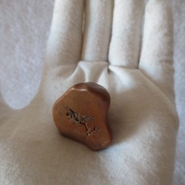 carved natural gobi mud stone decor decorative home ornament,one of a kind (l12)