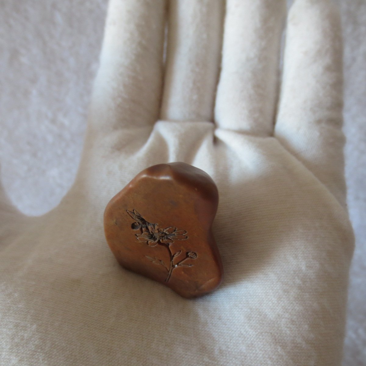 carved natural gobi mud stone decor decorative home ornament,one of a kind (l12)