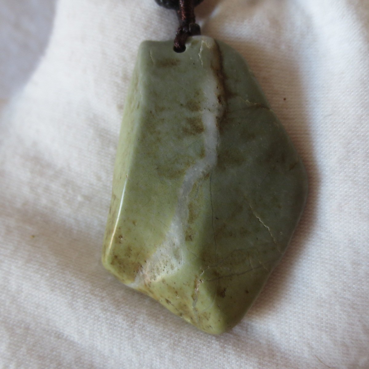 unique carved gobi mudstone pendant, one of a kind stone jewelry (o02)