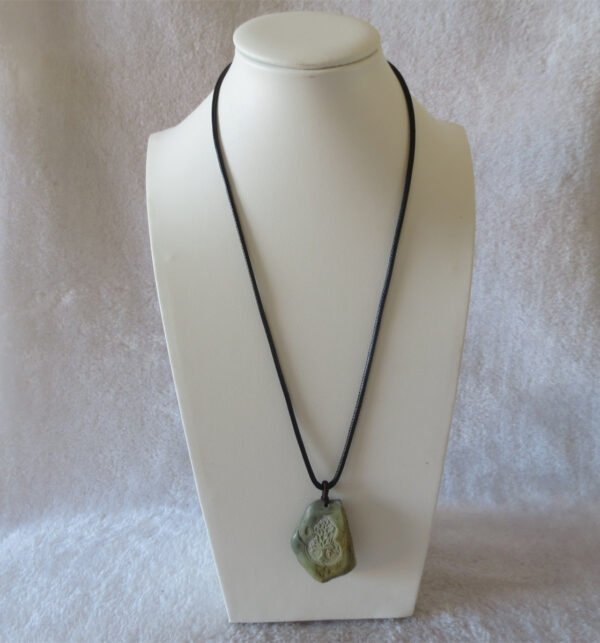 unique carved gobi mudstone pendant, one of a kind stone jewelry (o02)