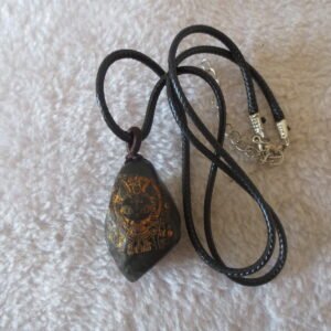 unique carved gobi mudstone pendant, one of a kind stone jewelry (o02) (copy)
