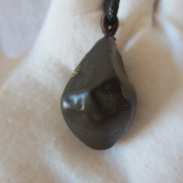 unique carved gobi mudstone pendant, one of a kind stone jewelry (o03)