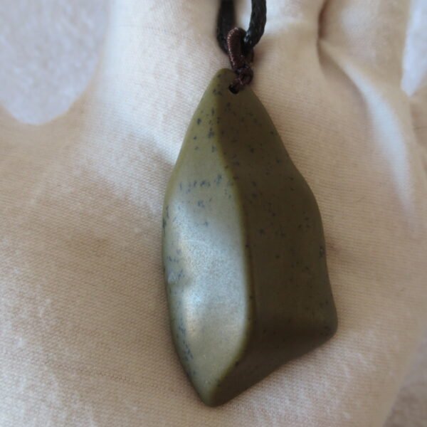 unique carved gobi mudstone pendant, one of a kind stone jewelry (o04)