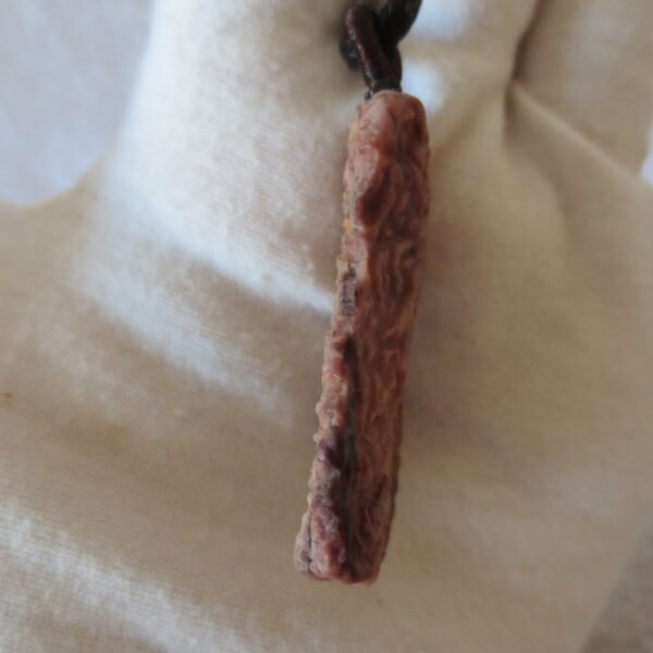 unique carved gobi mudstone pendant, one of a kind stone jewelry (o07)