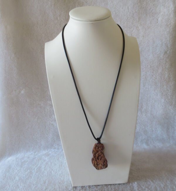 unique carved gobi mudstone pendant, one of a kind stone jewelry (o07)