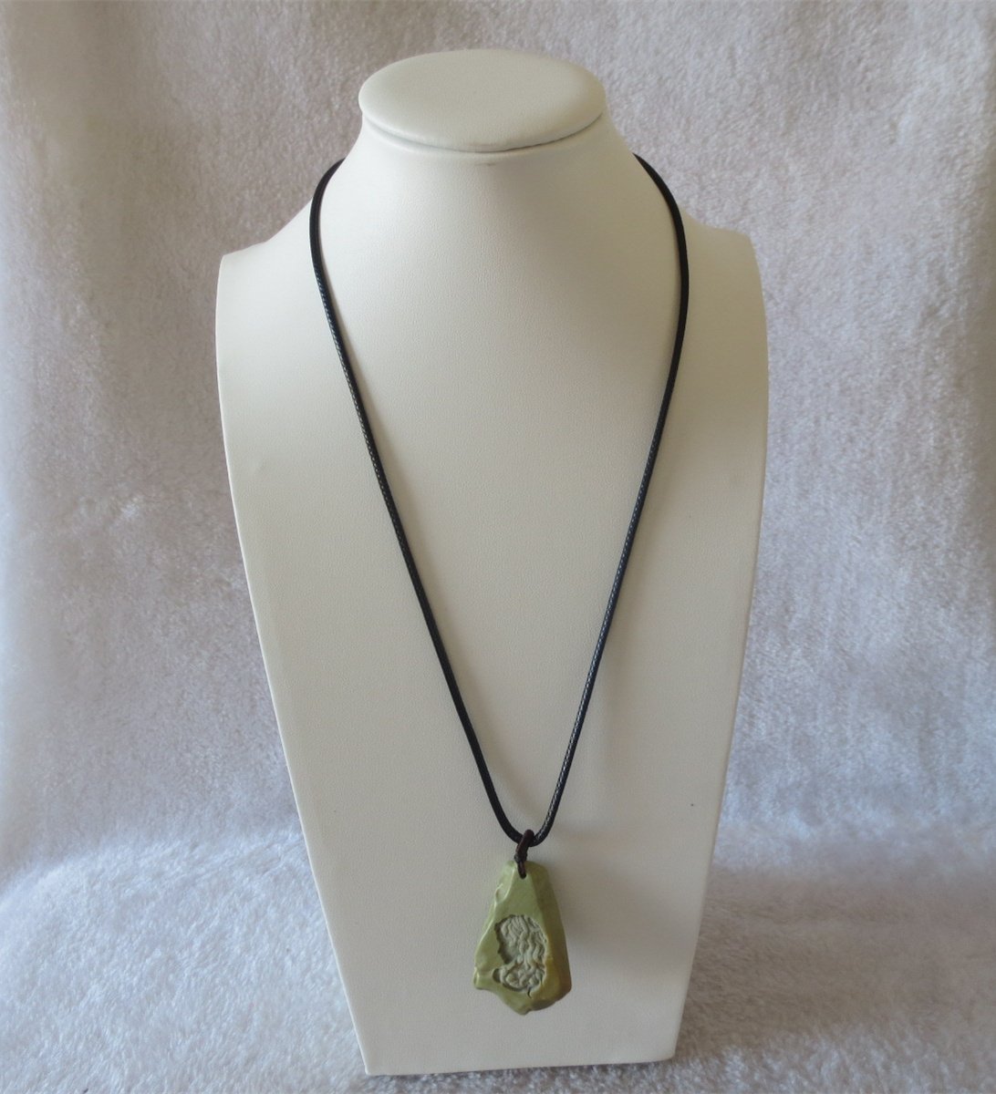 unique carved gobi mudstone pendant, one of a kind stone jewelry (o04) (copy)