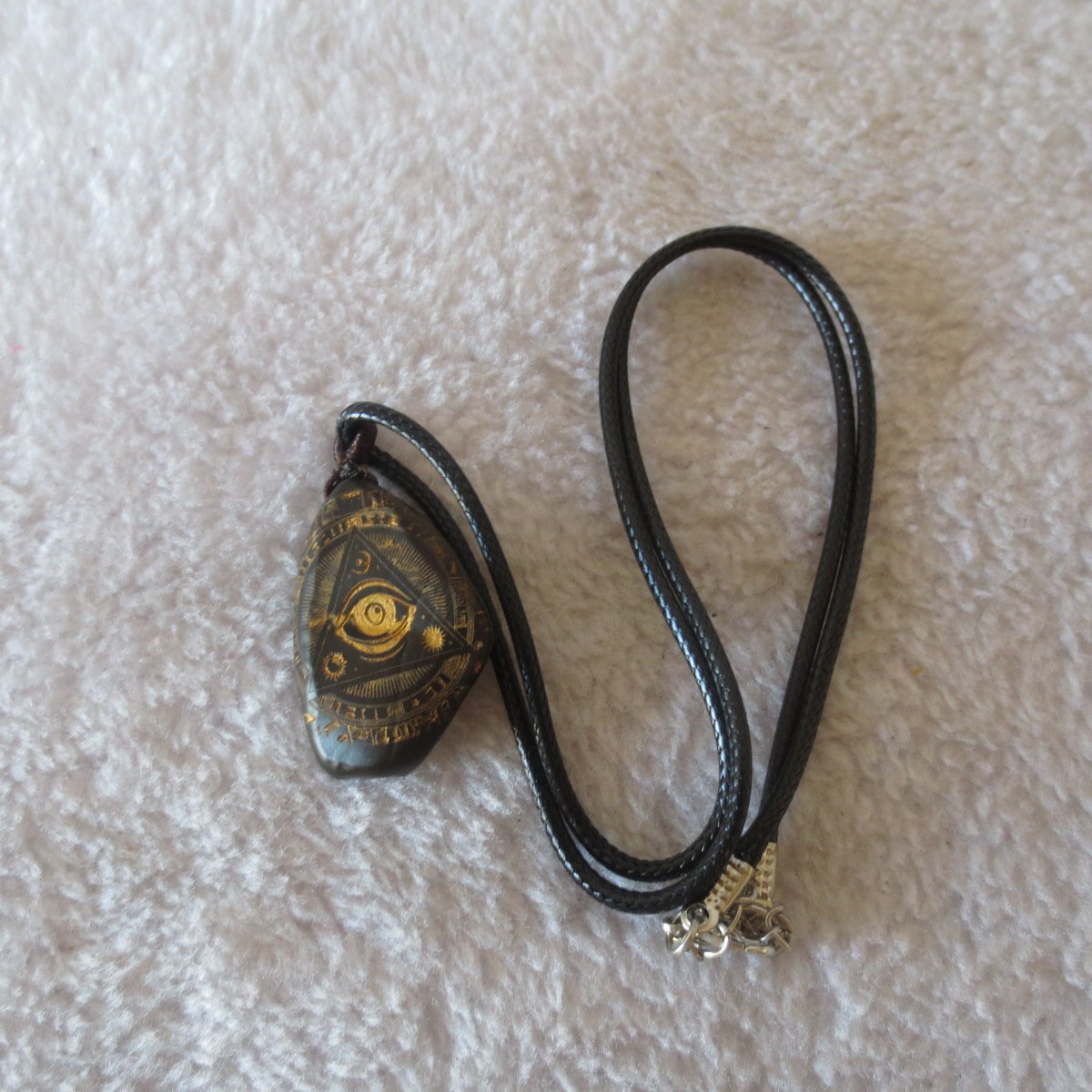 unique carved gobi mudstone pendant, one of a kind stone jewelry (o08)