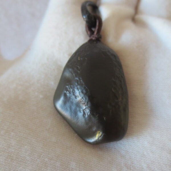 unique carved gobi mudstone pendant, one of a kind stone jewelry (o08)