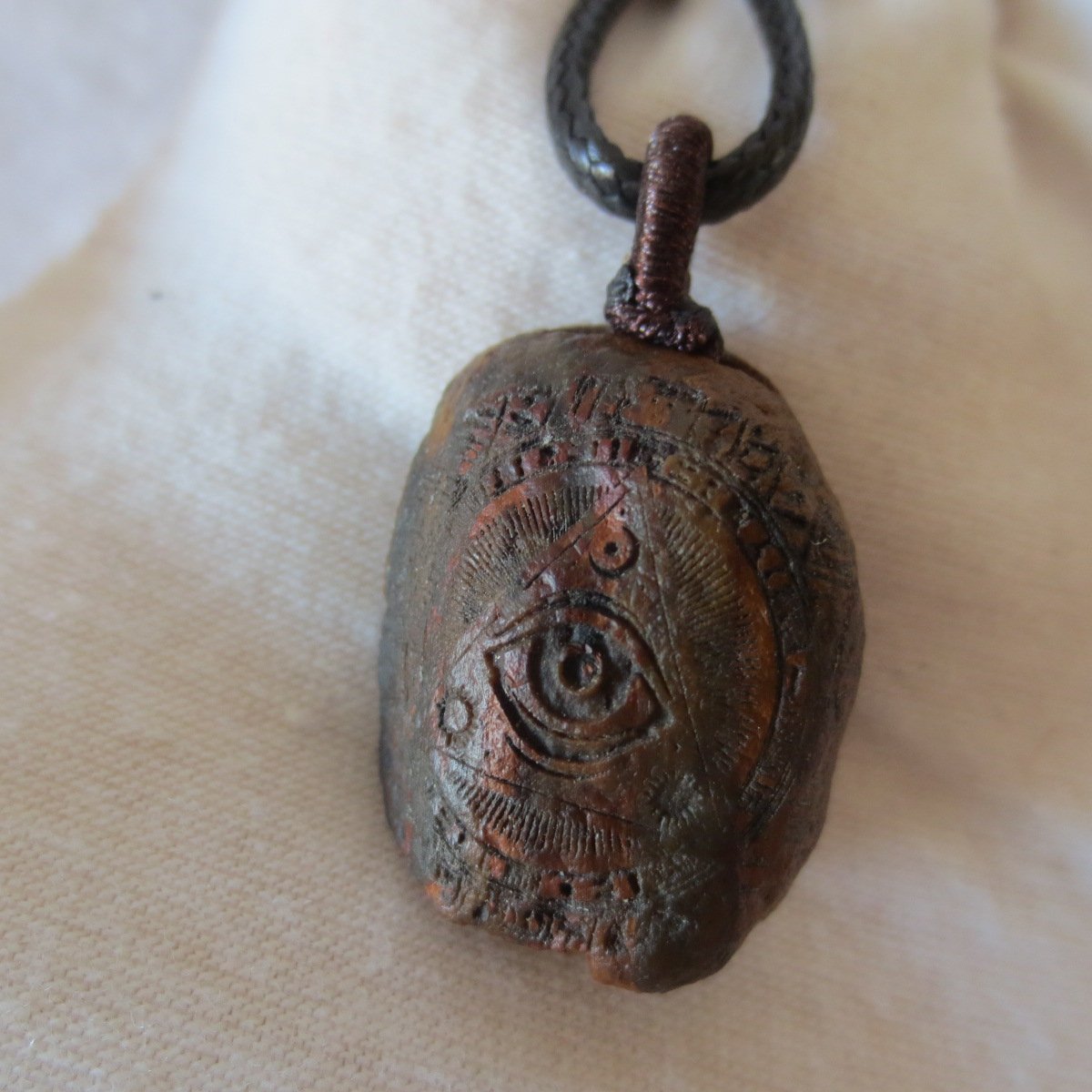 unique carved gobi mudstone pendant, one of a kind stone jewelry (o08) (copy)