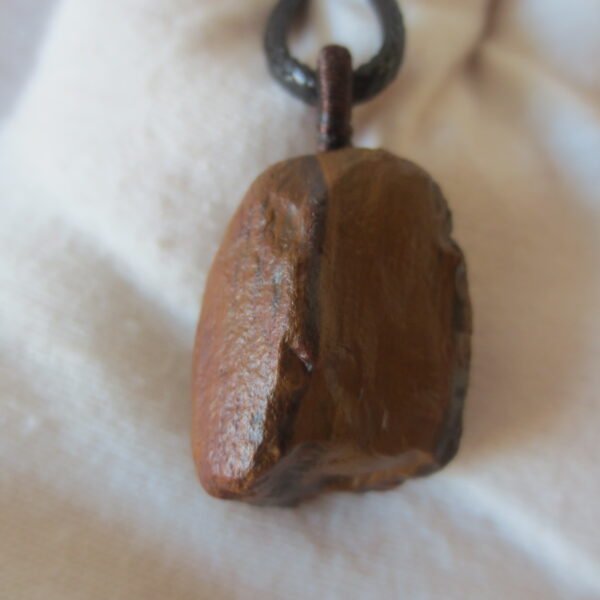 unique carved gobi mudstone pendant, one of a kind stone jewelry (o09)