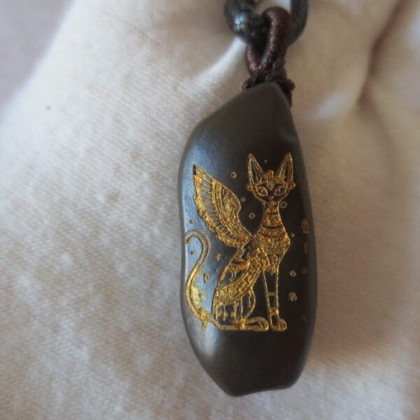 unique carved gobi mudstone pendant, one of a kind stone jewelry (o10) (copy)