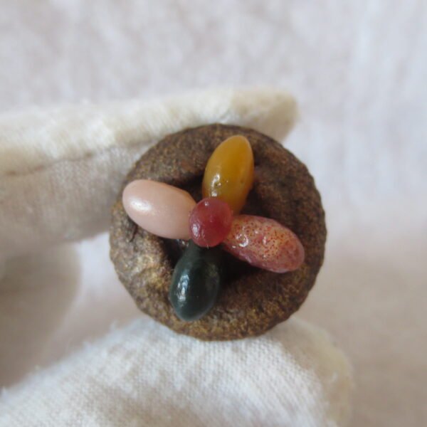 unique handmade gobi stone flower home decor, one‑of‑a‑kind (f04)