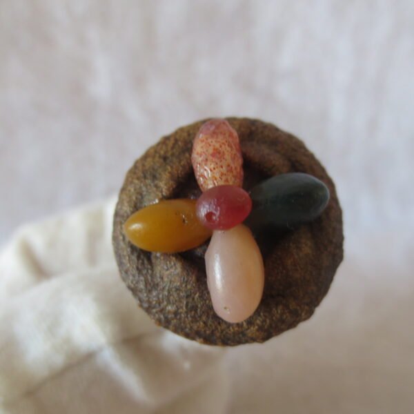 unique handmade gobi stone flower home decor, one‑of‑a‑kind (f04)