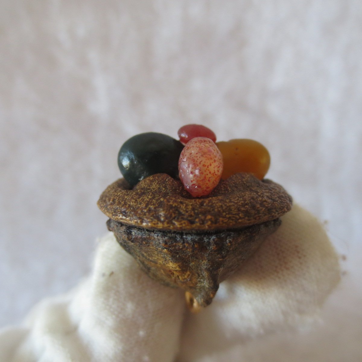 unique handmade gobi stone flower home decor, one‑of‑a‑kind (f04)