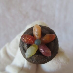unique handmade gobi stone flower home decor, one‑of‑a‑kind (f05)