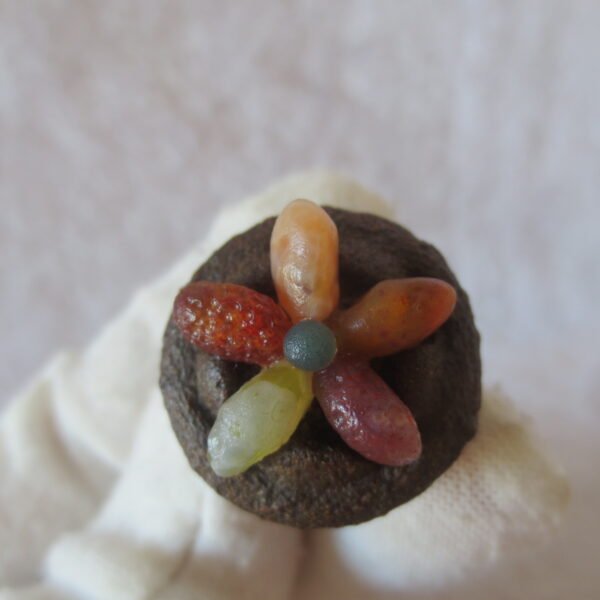 unique handmade gobi stone flower home decor, one‑of‑a‑kind (f05)