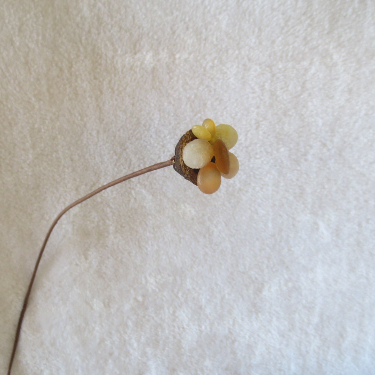 unique handmade gobi stone flower home decor, one‑of‑a‑kind (f07)