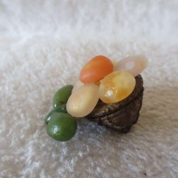 unique handmade gobi stone flower home decor, one‑of‑a‑kind (f08)
