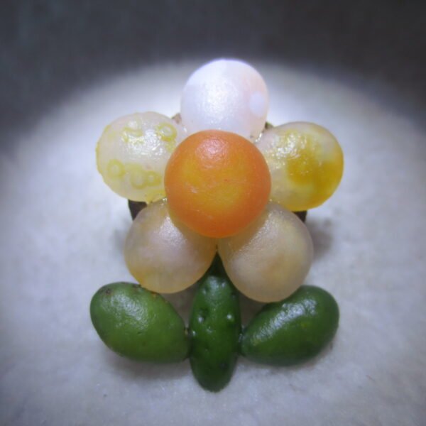 unique handmade gobi stone flower home decor, one‑of‑a‑kind (f08)