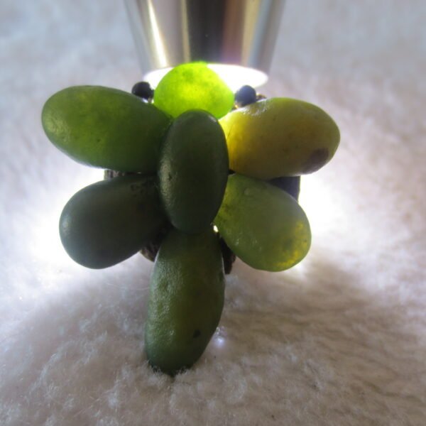 unique handmade gobi stone flower home decor, one‑of‑a‑kind (f09)