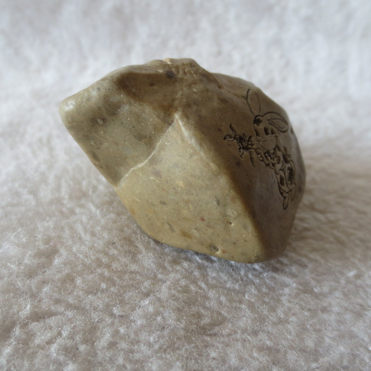 carved natural gobi mud stone decor decorative home ornament,one of a kind (l14)
