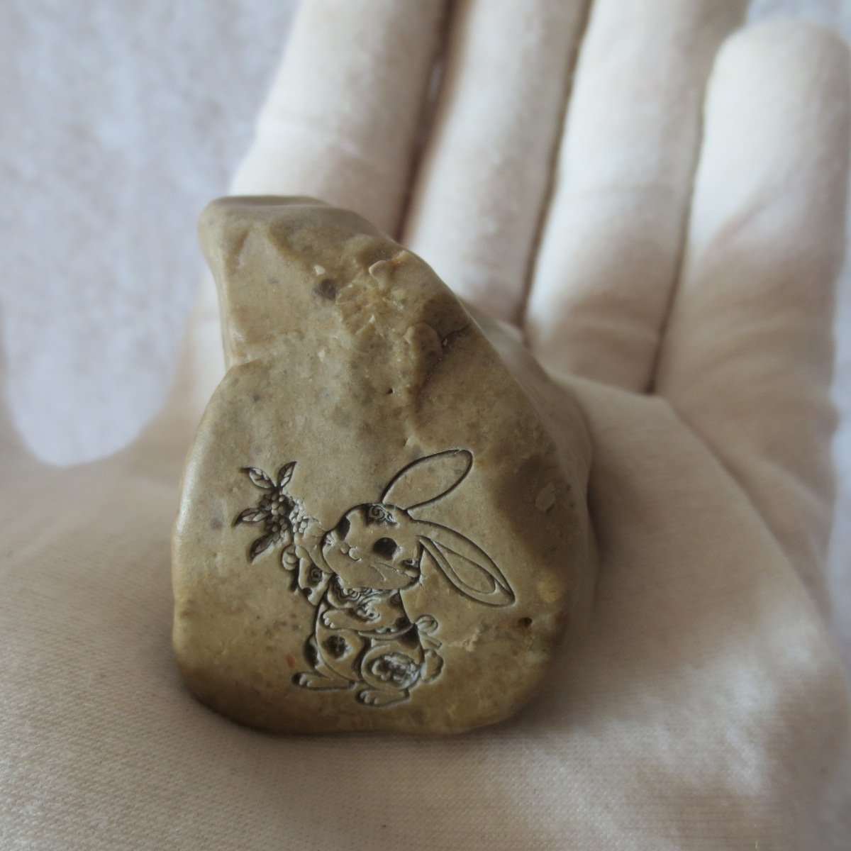 carved natural gobi mud stone decor decorative home ornament,one of a kind (l14)