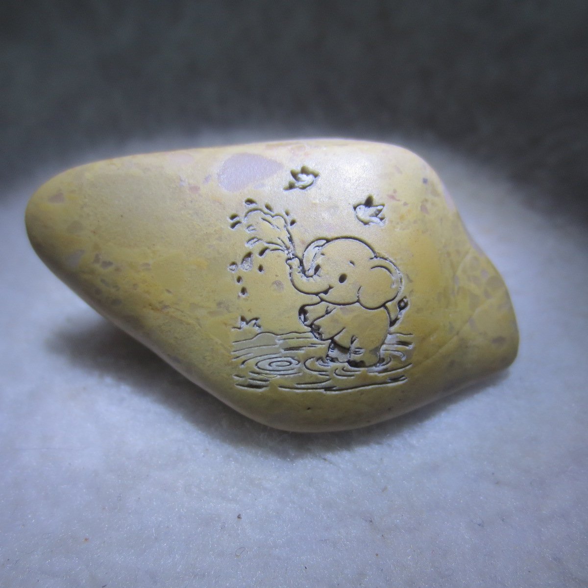 carved natural gobi mud stone decor decorative home ornament,one of a kind (l16)