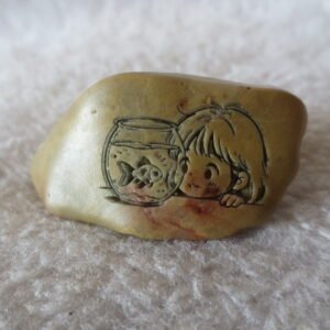 carved natural gobi mud stone decor decorative home ornament,one of a kind (l16) (copy)
