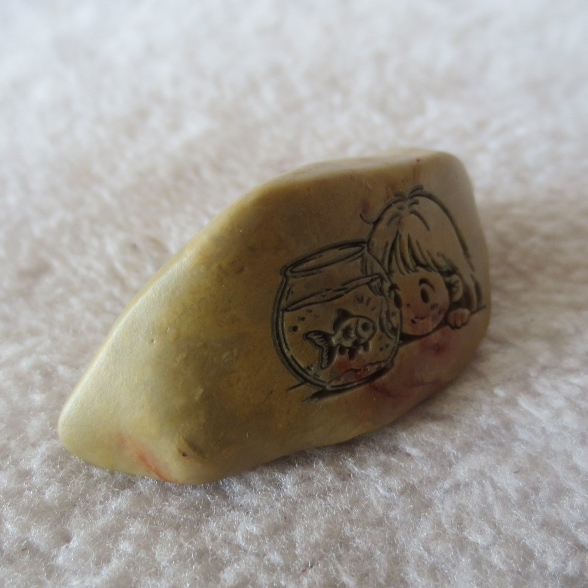 carved natural gobi mud stone decor decorative home ornament,one of a kind (l16) (copy)